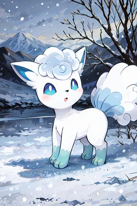 12203-886073436-masterpiece,best_quality__alolan_vulpix,  pokemon (creature),__ ,ALOLA_VULPIX, __forest,mountain, lake, snow, snowflakes, snowin.png